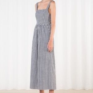 Gingham 100% Cotton Jumpsuit XS